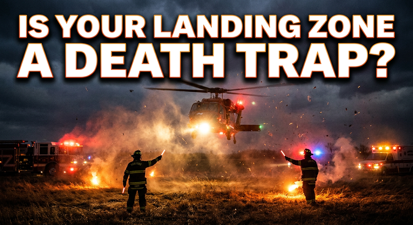 Helicopter landing zone risk